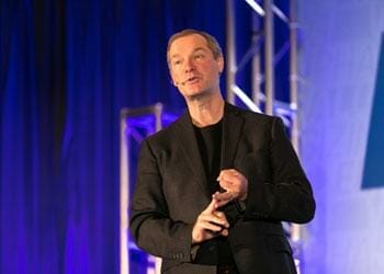 Andrew Maynard speaking at conference